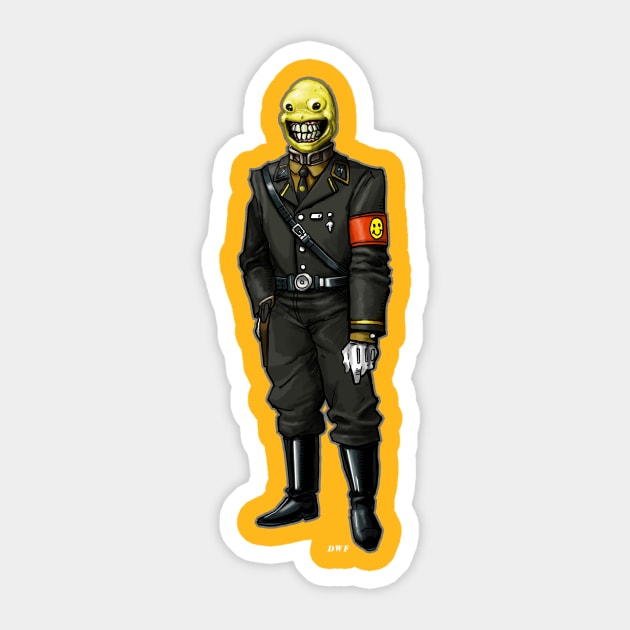 Lord Smiler Pocket Shirt Sticker by D.W. Frydendall